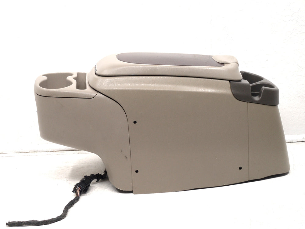 1999 - 2007 Ford Super Duty F250 Center Console, Pebble Tan w/ Woodgrain #1571 | Picture # 13 | OEM Seats