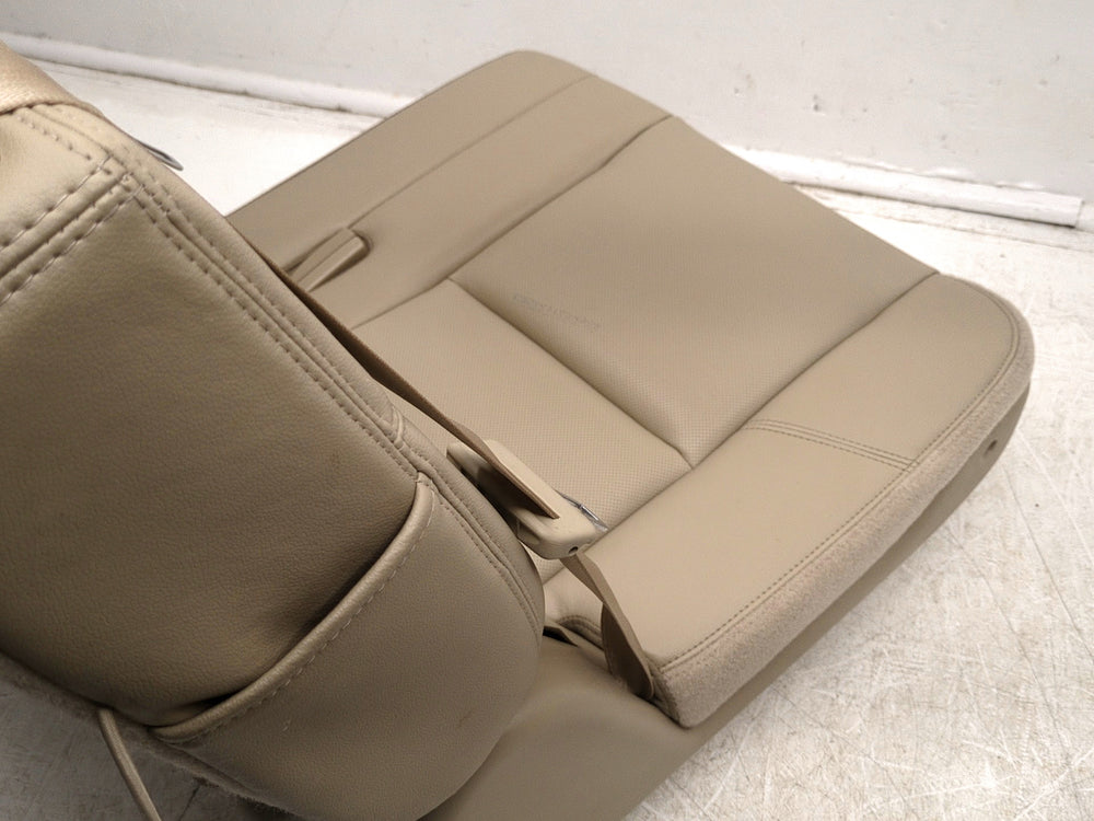 2007 - 2014 Chevy Tahoe GMC Yukon 3rd Row Seat, Tan Perforated Leather, #1580 | Picture # 12 | OEM Seats