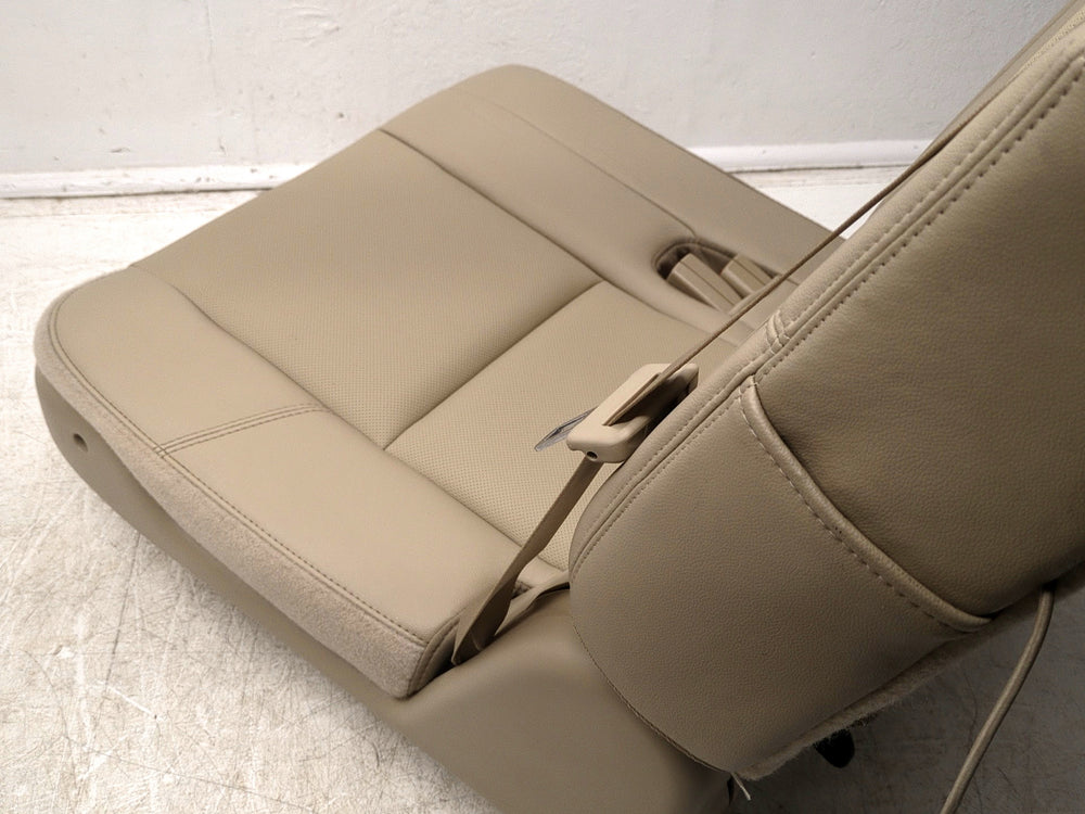 2007 - 2014 Chevy Tahoe GMC Yukon 3rd Row Seat, Tan Perforated Leather, #1580 | Picture # 13 | OEM Seats