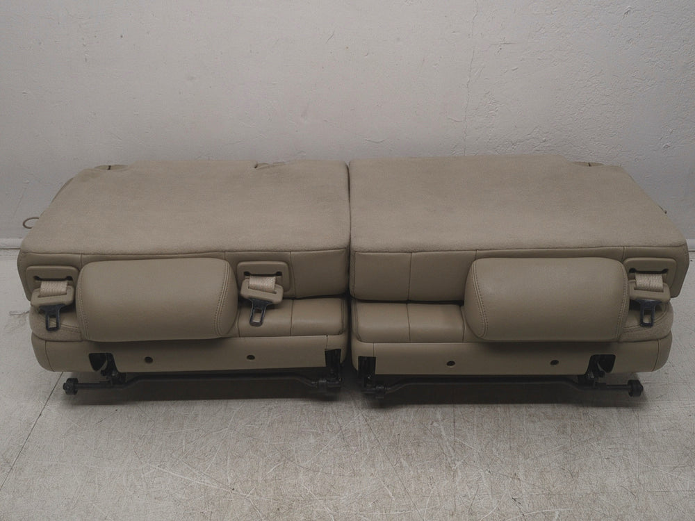 2007 - 2014 Chevy Tahoe GMC Yukon 3rd Row Seat, Tan Perforated Leather, #1580 | Picture # 20 | OEM Seats