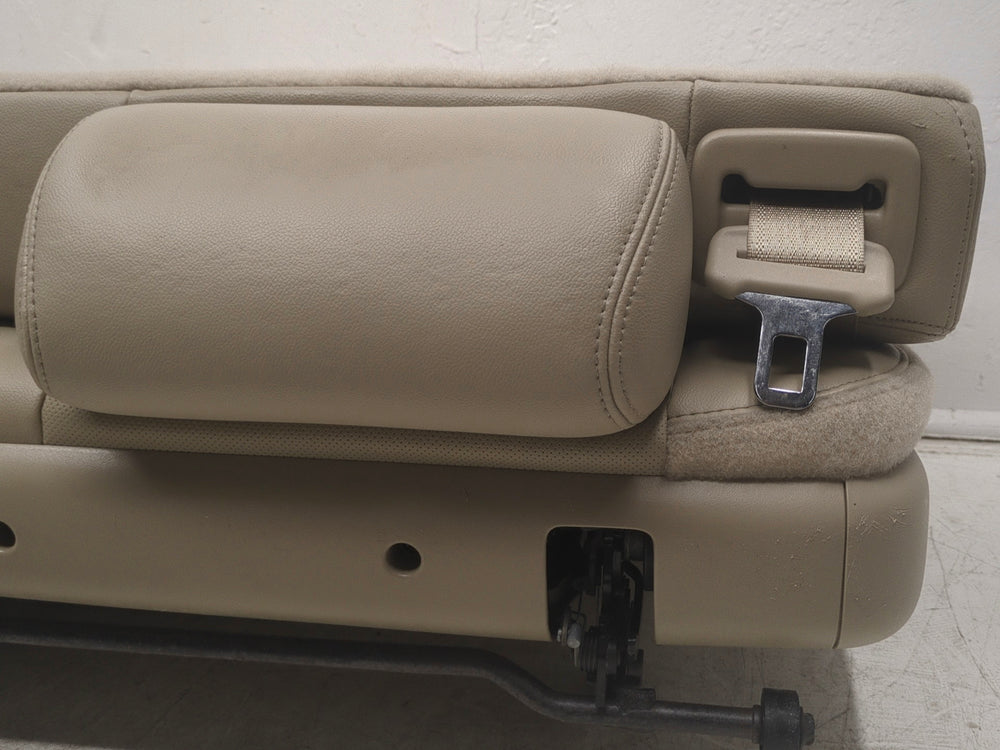 2007 - 2014 Chevy Tahoe GMC Yukon 3rd Row Seat, Tan Perforated Leather, #1580 | Picture # 22 | OEM Seats