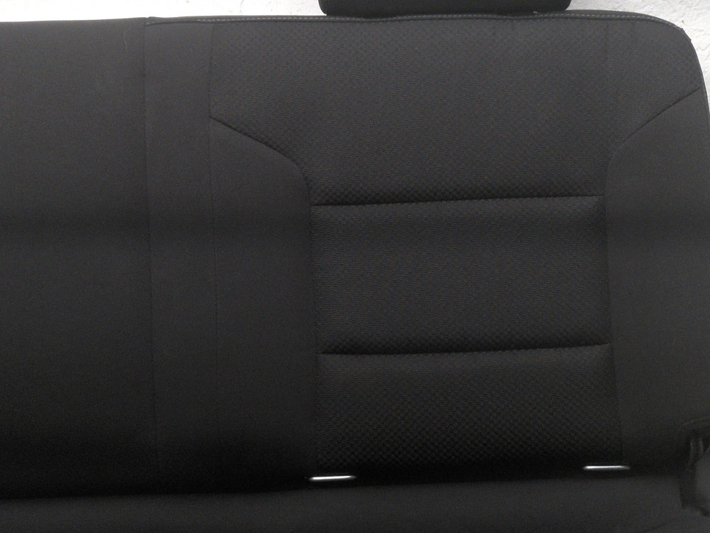 2014 - 2018 GMC Sierra Chevy Silverado Rear Seat, Black Cloth, Double Cab #1576 | Picture # 5 | OEM Seats