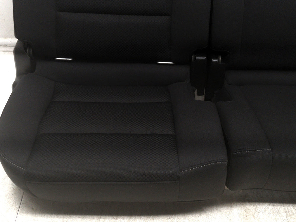 2014 - 2018 GMC Sierra Chevy Silverado Rear Seat, Black Cloth, Double Cab #1576 | Picture # 6 | OEM Seats