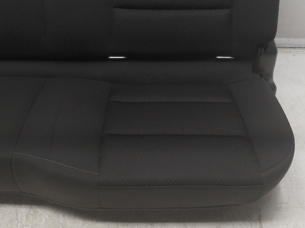 2014 - 2018 GMC Sierra Chevy Silverado Rear Seat, Black Cloth, Double Cab #1576 | Picture # 7 | OEM Seats