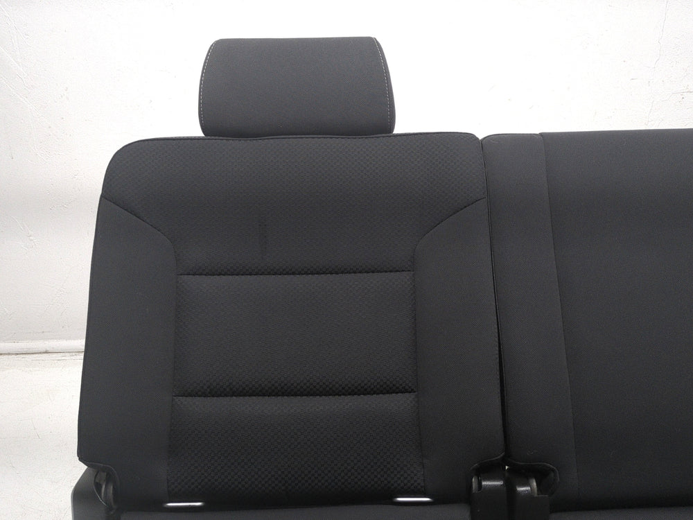 2014 - 2018 GMC Sierra Chevy Silverado Rear Seat, Black Cloth, Double Cab #1576 | Picture # 12 | OEM Seats