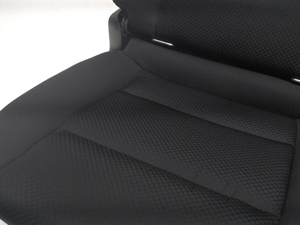 2014 - 2018 GMC Sierra Chevy Silverado Rear Seat, Black Cloth, Double Cab #1576 | Picture # 19 | OEM Seats