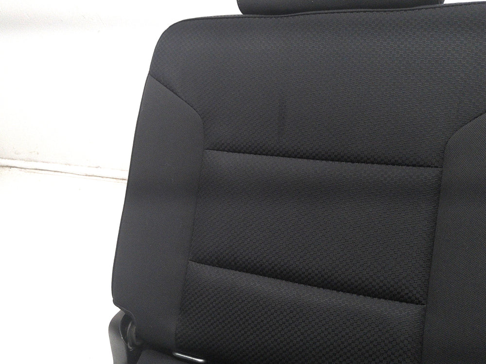 2014 - 2018 GMC Sierra Chevy Silverado Rear Seat, Black Cloth, Double Cab #1576 | Picture # 20 | OEM Seats