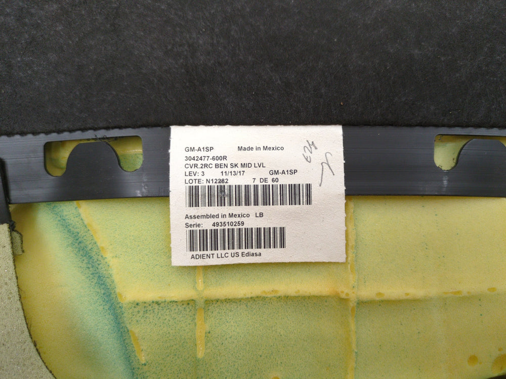 2014 - 2019 Cadillac CTS Sedan Rear Seat, Black Leather #1049 | Picture # 9 | OEM Seats