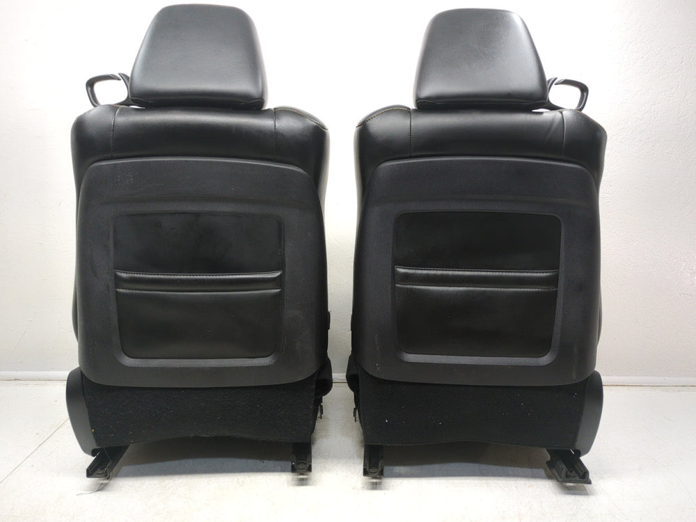 2008 - 2024 Dodge Challenger Daytona Seats, Black Suede w/ Orange Stitch #1598 | Picture # 16 | OEM Seats