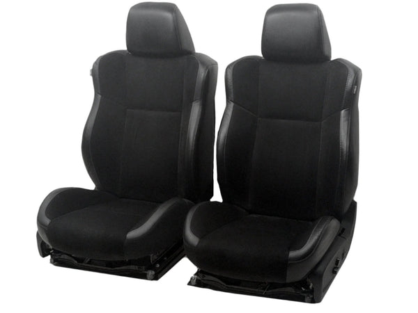 2011 - 2023 Dodge Charger SRT Front Seats, Black Suede Leather #1822