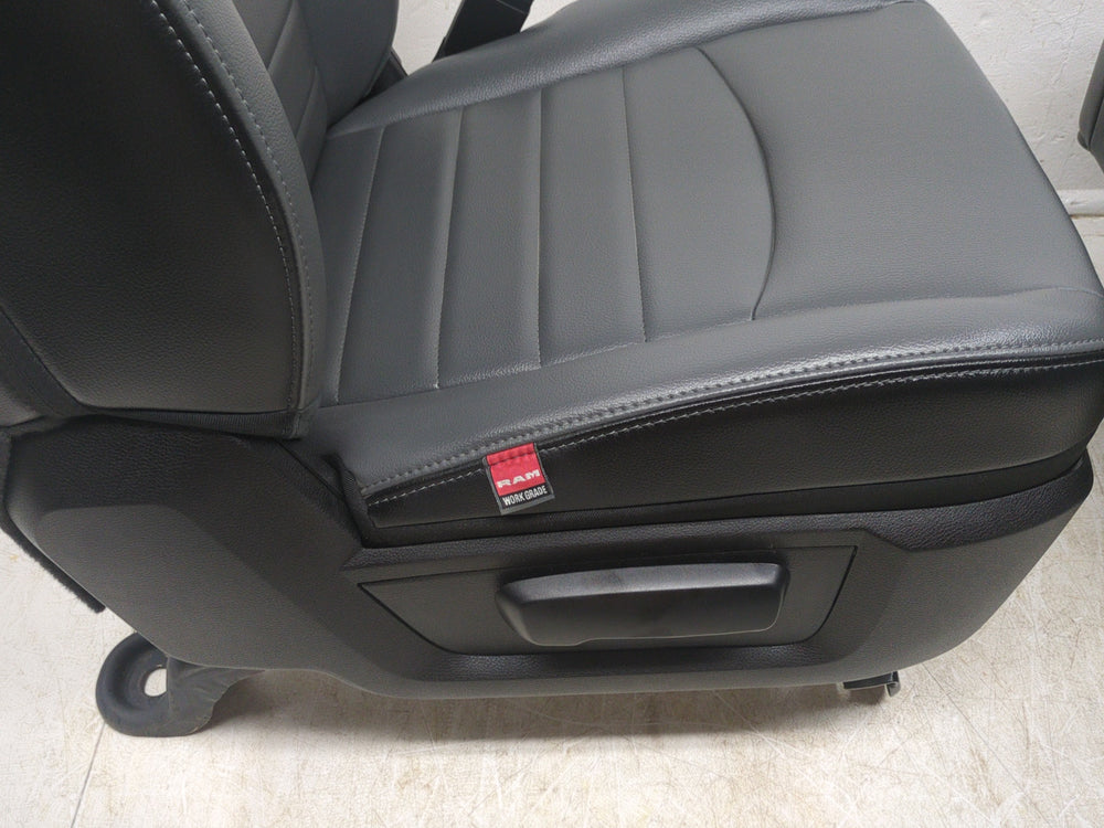 2019 - 2024 Dodge Ram Heavy Duty Seats, Front, Gray Vinyl w/ SRS, Manual #1819 | Picture # 10 | OEM Seats