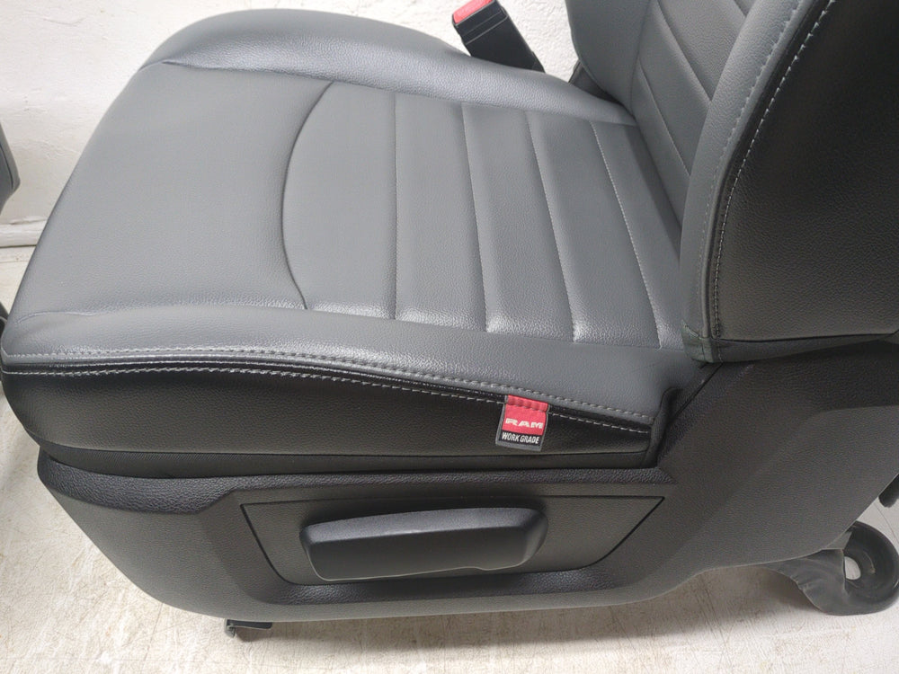 2019 - 2024 Dodge Ram Heavy Duty Seats, Front, Gray Vinyl w/ SRS, Manual #1819 | Picture # 11 | OEM Seats