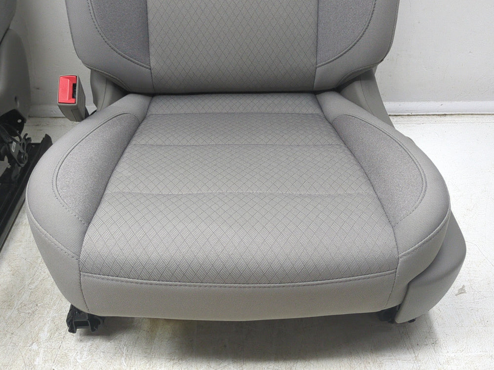 2019 - 2024 GMC Sierra Chevy Silverado Front Seats, Gideon Cloth, Powered #1815 | Picture # 8 | OEM Seats