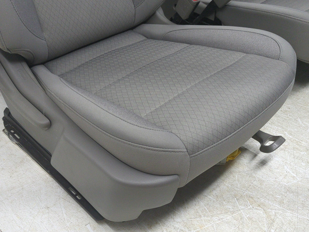 2019 - 2024 GMC Sierra Chevy Silverado Front Seats, Gideon Cloth, Powered #1815 | Picture # 9 | OEM Seats