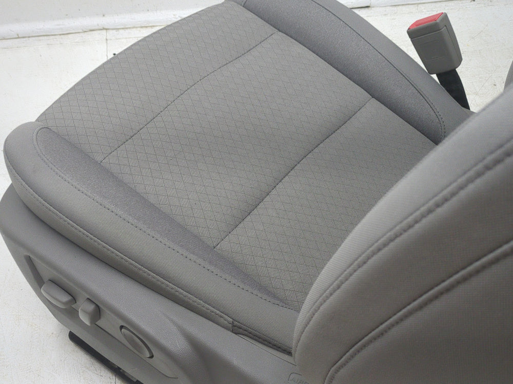 2019 - 2024 GMC Sierra Chevy Silverado Front Seats, Gideon Cloth, Powered #1815 | Picture # 16 | OEM Seats