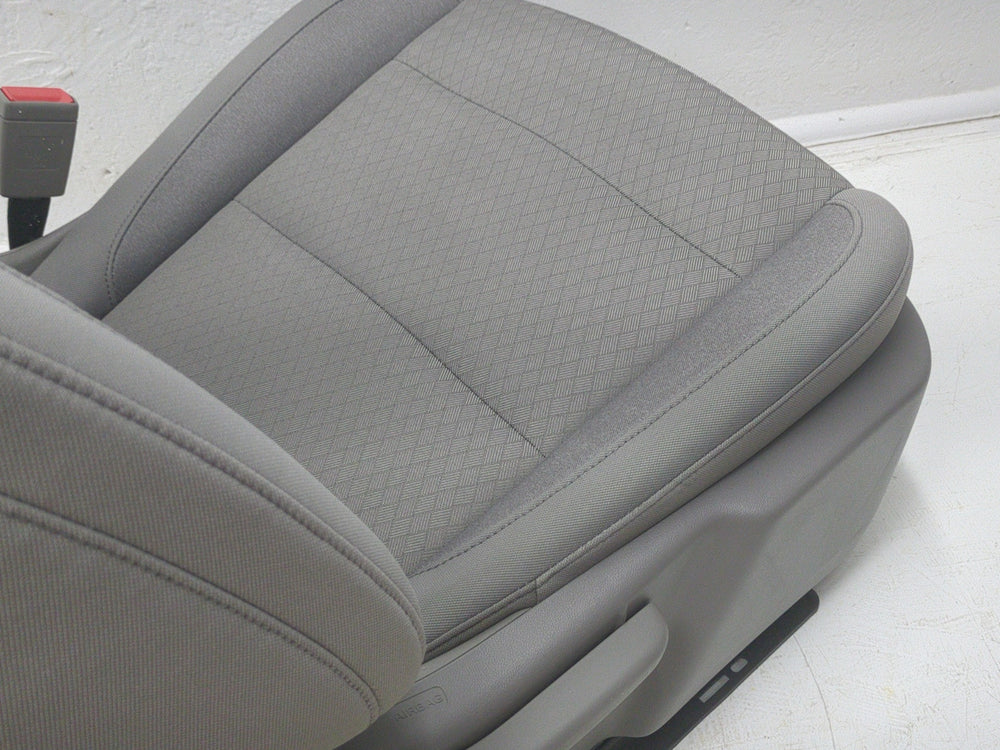 2019 - 2024 GMC Sierra Chevy Silverado Front Seats, Gideon Cloth, Powered #1815 | Picture # 17 | OEM Seats