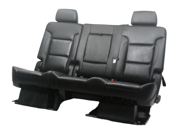 2015 - 2020 Chevy Tahoe GMC Yukon Second Row Bench Seat, Black Leather #1813