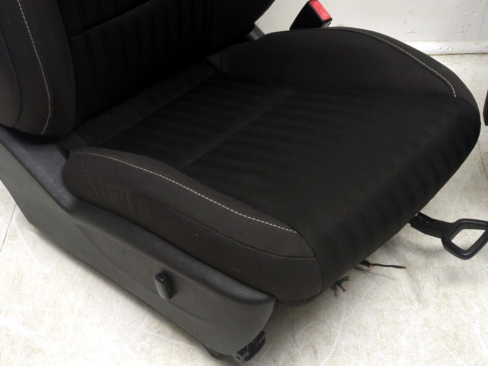 2010 - 2015 Chevy Camaro Seats, Front, Black Cloth, Manual #1812 | Picture # 8 | OEM Seats