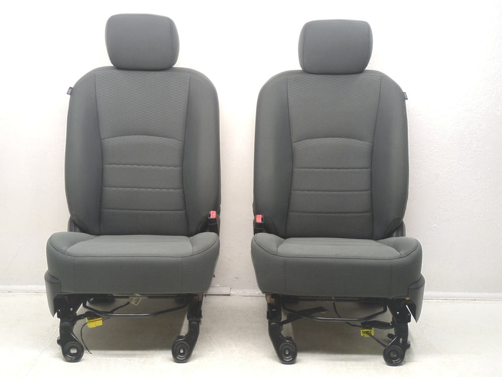 2009 - 2018 Dodge Ram Seats, Front, Gray Cloth Manual, 4th Gen #1801 | Picture # 3 | OEM Seats