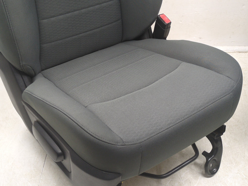 2009 - 2018 Dodge Ram Seats, Front, Gray Cloth Manual, 4th Gen #1801 | Picture # 8 | OEM Seats