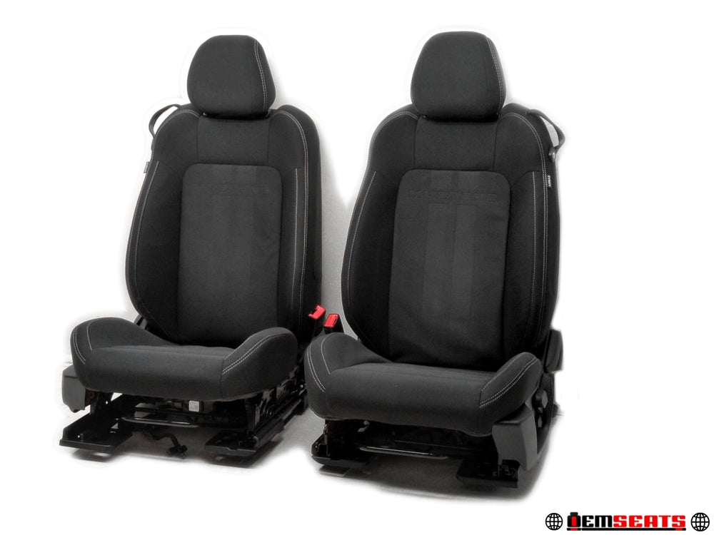 2015 - 2024 Ford Mustang Seats, Black Cloth, GT Manual, Coupe #1802 | Picture # 3 | OEM Seats