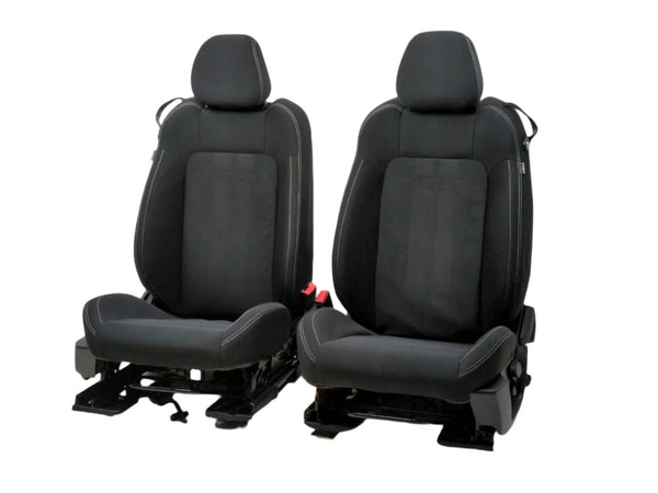 2015 - 2024 Ford Mustang Seats, Black Cloth, GT Manual, Coupe #1802