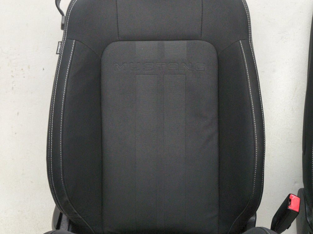 2015 - 2024 Ford Mustang Seats, Black Cloth, GT Manual, Coupe #1802 | Picture # 5 | OEM Seats