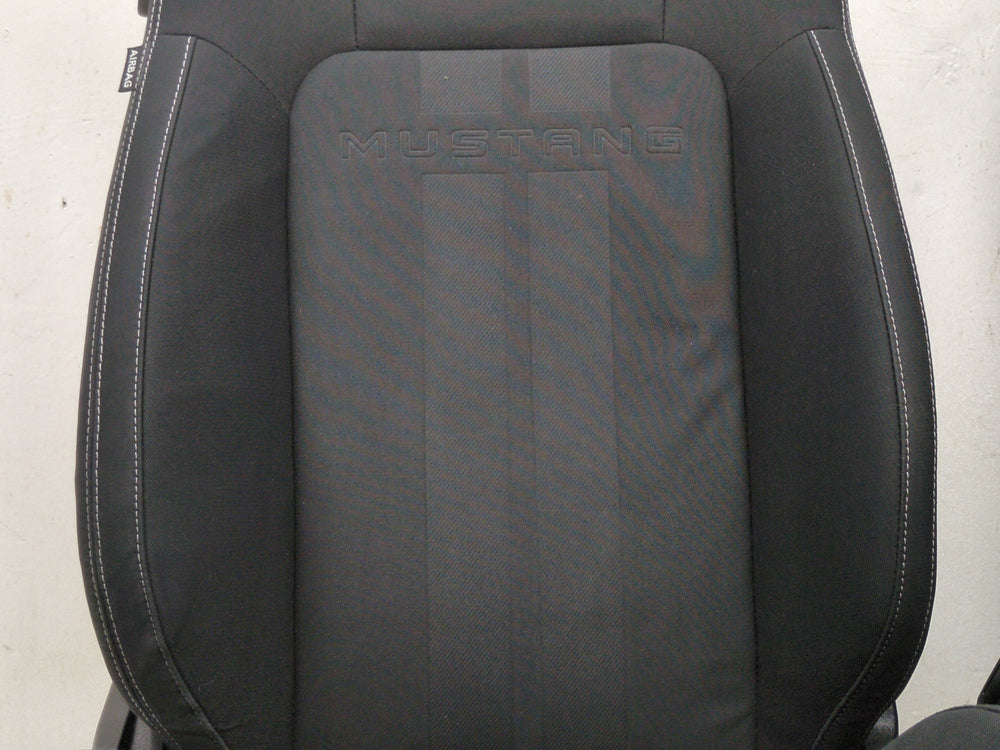 2015 - 2024 Ford Mustang Seats, Black Cloth, GT Manual, Coupe #1802 | Picture # 9 | OEM Seats