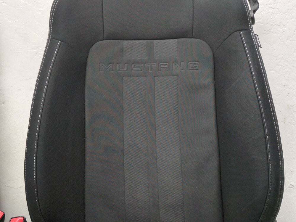 2015 - 2024 Ford Mustang Seats, Black Cloth, GT Manual, Coupe #1802 | Picture # 10 | OEM Seats