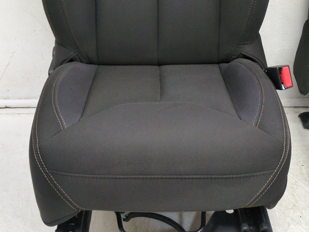 2007 - 2018 Jeep Wrangler Seats, Black Cloth Sahara Unlimited, 4 Door JK #1808 | Picture # 6 | OEM Seats