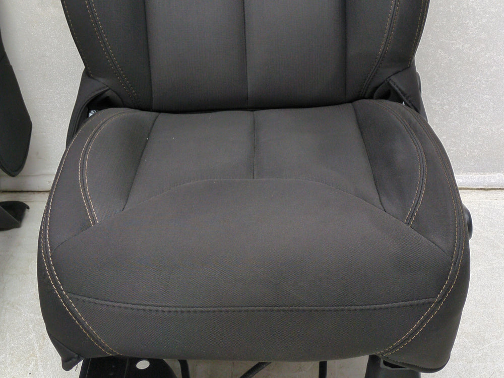 2007 - 2018 Jeep Wrangler Seats, Black Cloth Sahara Unlimited, 4 Door JK #1808 | Picture # 7 | OEM Seats