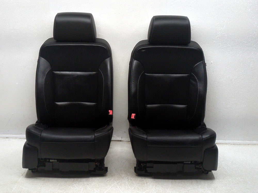 2015 - 2020 Chevy Tahoe Suburban Front Seats, Heated Black Leather LT #1805 | Picture # 3 | OEM Seats