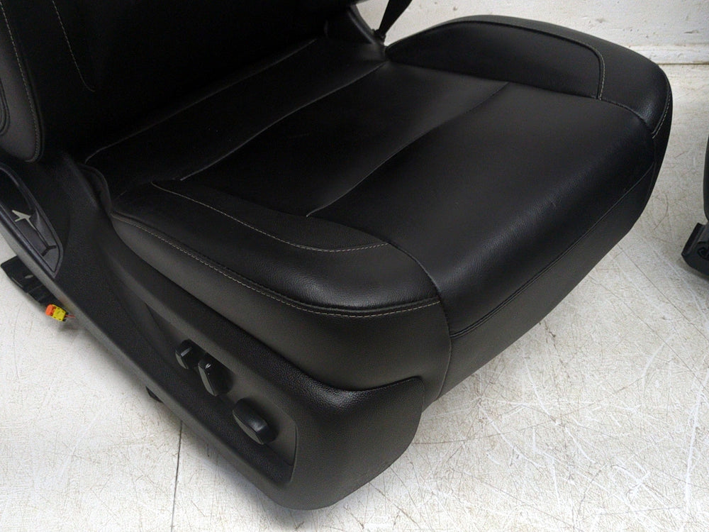 2015 - 2020 Chevy Tahoe Suburban Front Seats, Heated Black Leather LT #1805 | Picture # 8 | OEM Seats