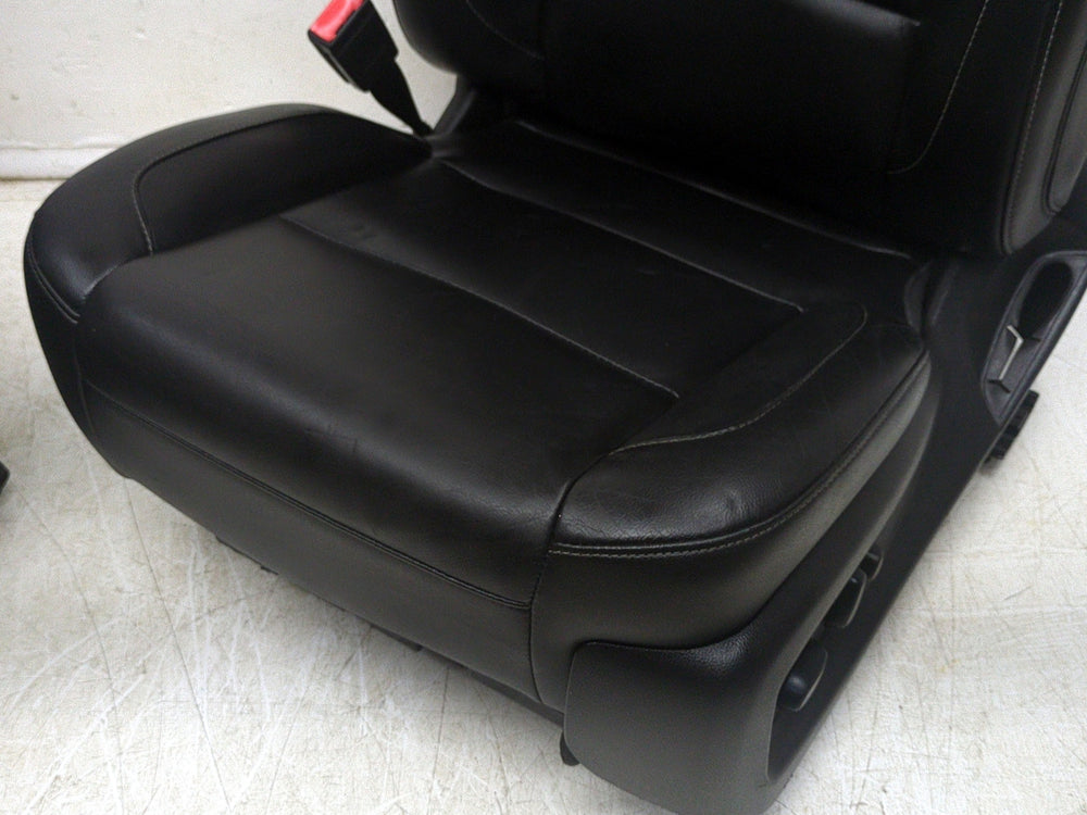 2015 - 2020 Chevy Tahoe Suburban Front Seats, Heated Black Leather LT #1805 | Picture # 9 | OEM Seats