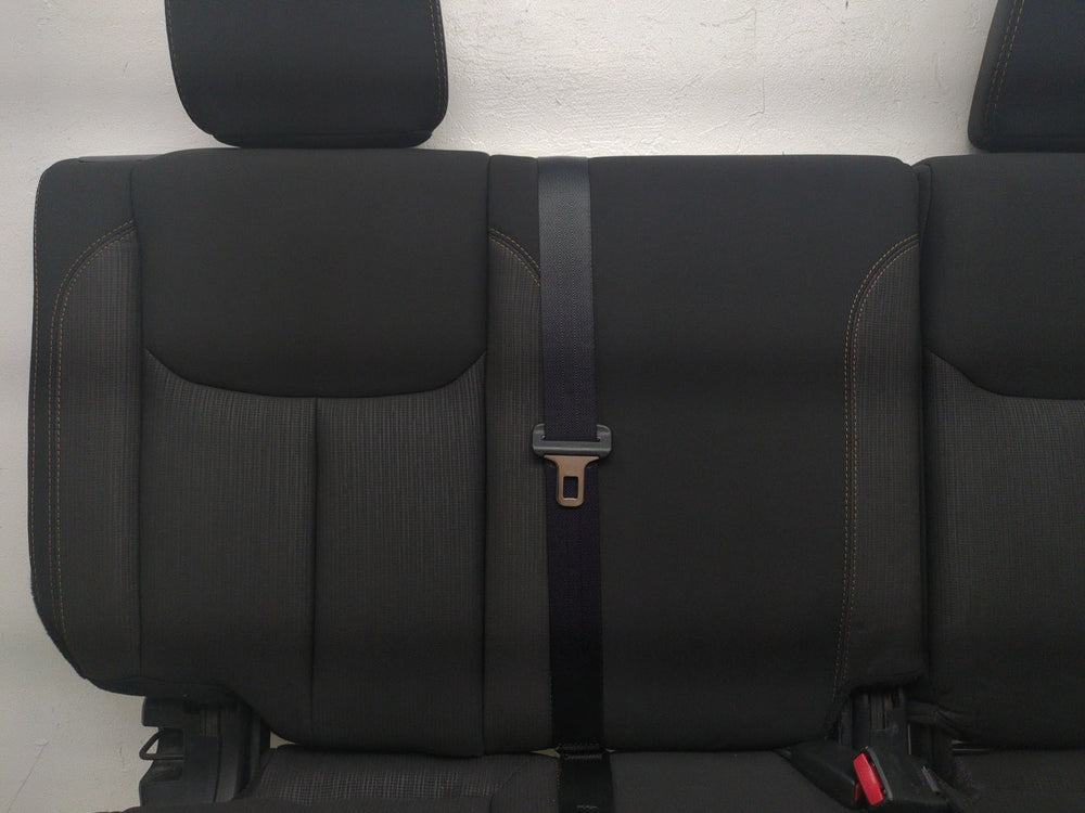 2007 - 2018 Jeep Wrangler JK Unlimited Rear Seat, Sahara Black Cloth #1803 | Picture # 3 | OEM Seats