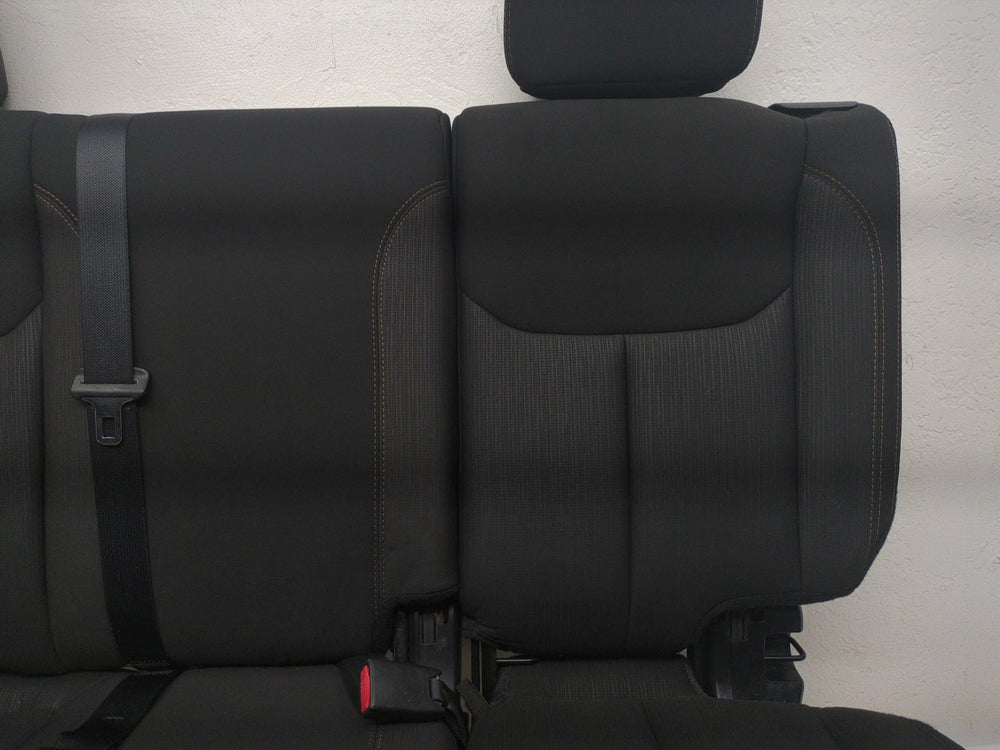 2007 - 2018 Jeep Wrangler JK Unlimited Rear Seat, Sahara Black Cloth #1803 | Picture # 4 | OEM Seats