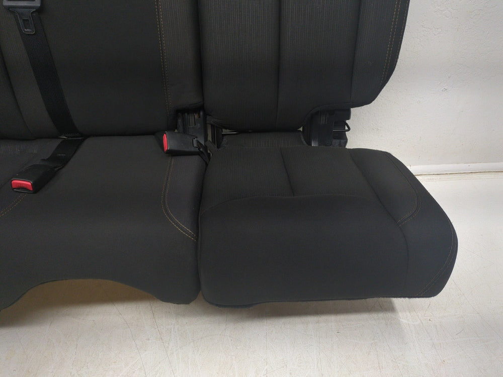 2007 - 2018 Jeep Wrangler JK Unlimited Rear Seat, Sahara Black Cloth #1803 | Picture # 6 | OEM Seats