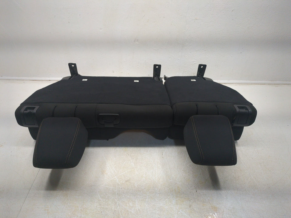 2007 - 2018 Jeep Wrangler JK Unlimited Rear Seat, Sahara Black Cloth #1803 | Picture # 8 | OEM Seats