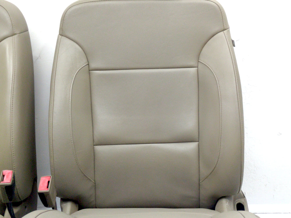 2014 - 2018 Chevy Silverado Sierra Seats, LTZ Tan Leather Heated Powered #1771 | Picture # 5 | OEM Seats