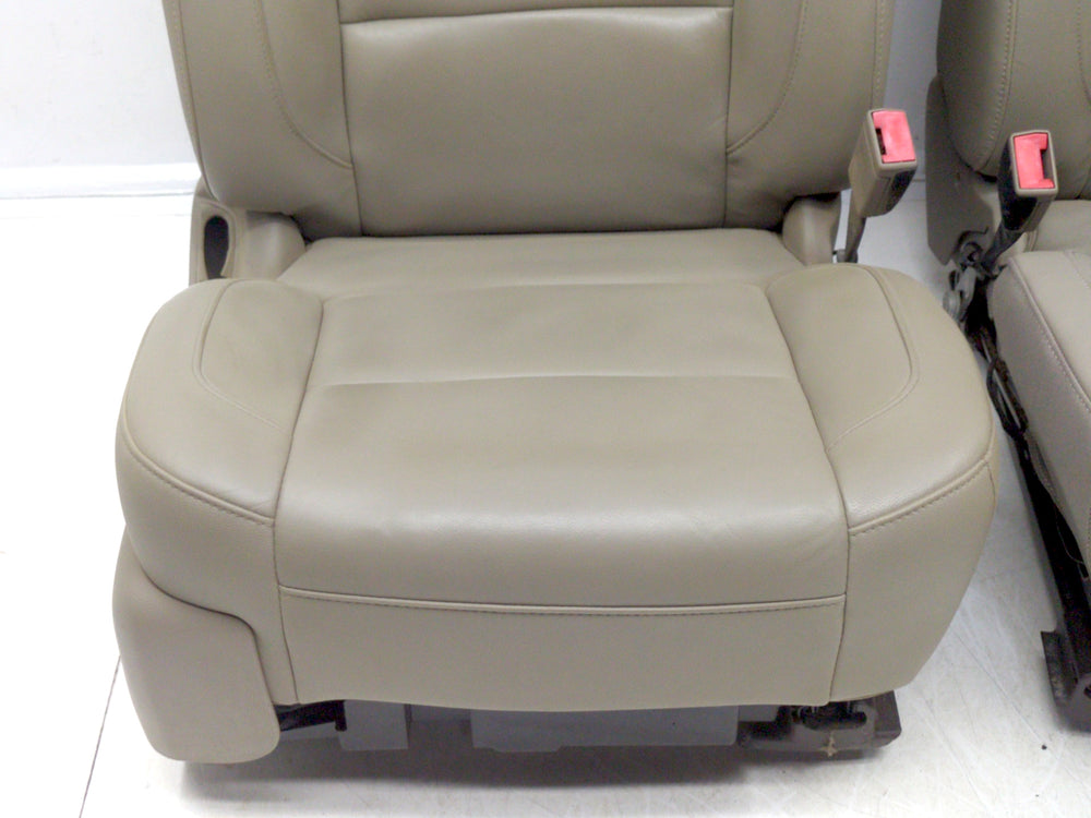 2014 - 2018 Chevy Silverado Sierra Seats, LTZ Tan Leather Heated Powered #1771 | Picture # 6 | OEM Seats