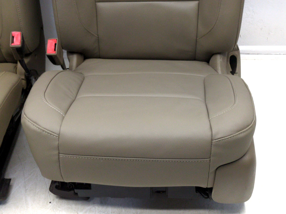 2014 - 2018 Chevy Silverado Sierra Seats, LTZ Tan Leather Heated Powered #1771 | Picture # 7 | OEM Seats