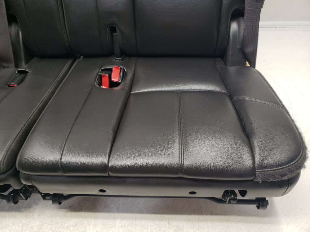 2007 - 2014 Chevy Tahoe GMC Yukon 3rd Row Seat, Black Leather #1752 | Picture # 6 | OEM Seats