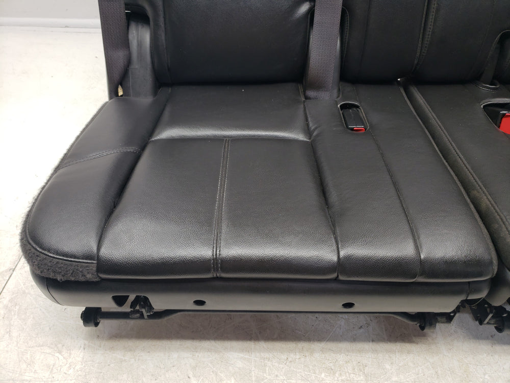 2007 - 2014 Chevy Tahoe GMC Yukon 3rd Row Seat, Black Leather #1752 | Picture # 7 | OEM Seats