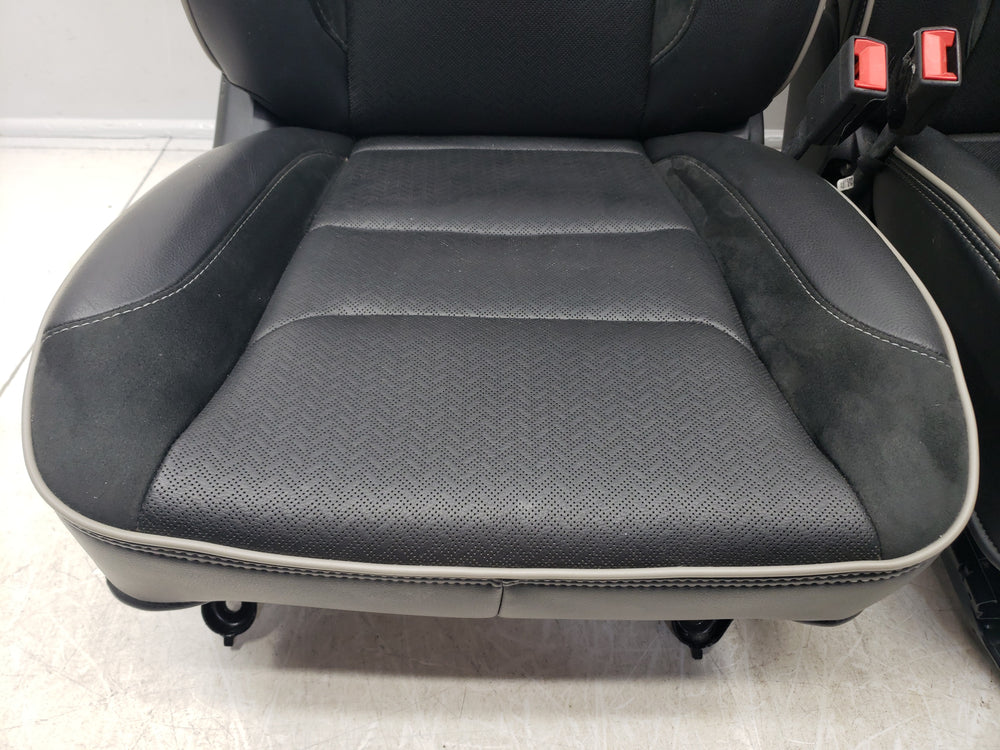 2019 - 2024 Dodge Ram Laramie Front Seats, Black Leather Suede, 1500 DT #1753 | Picture # 5 | OEM Seats