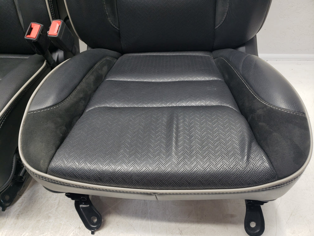 2019 - 2024 Dodge Ram Laramie Front Seats, Black Leather Suede, 1500 DT #1753 | Picture # 6 | OEM Seats