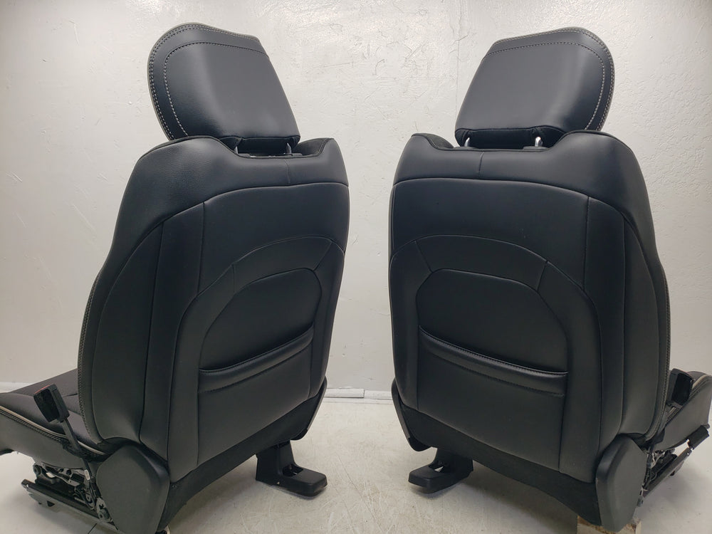 2019 - 2024 Dodge Ram Laramie Front Seats, Black Leather Suede, 1500 DT #1753 | Picture # 11 | OEM Seats