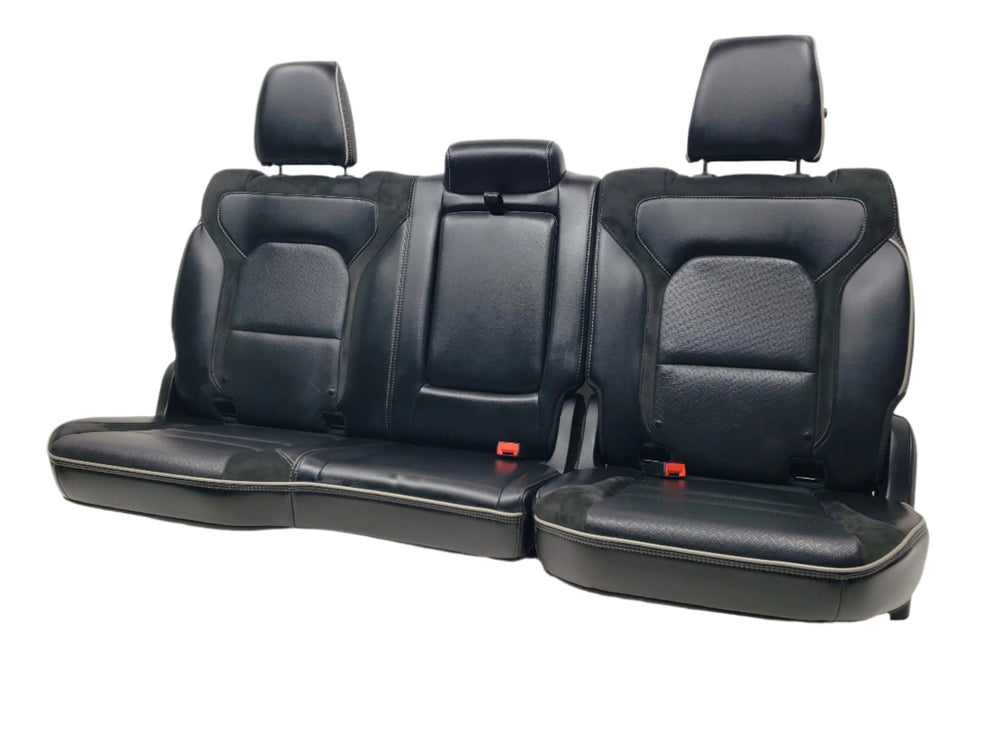 2019-2024 Dodge Ram Laramie Rear Seat, Black Leather, 1500 DT Crew #1754 | Picture # 1 | OEM Seats