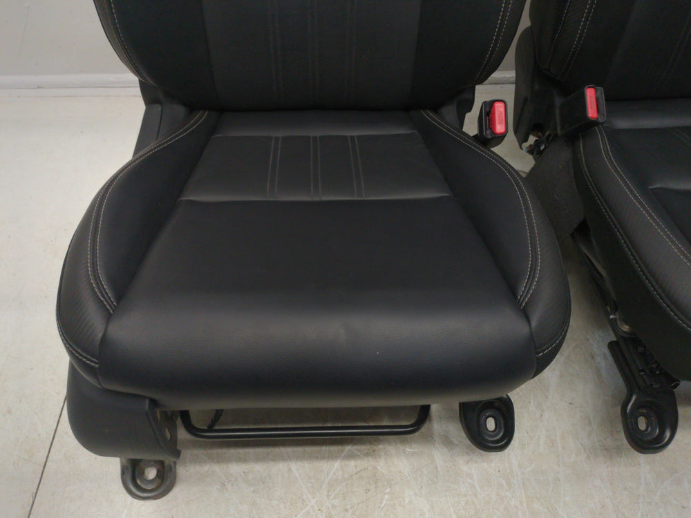 2022 - 2024 Nissan Frontier SV Seats, Black Leather, King Cab #1755 | Picture # 4 | OEM Seats