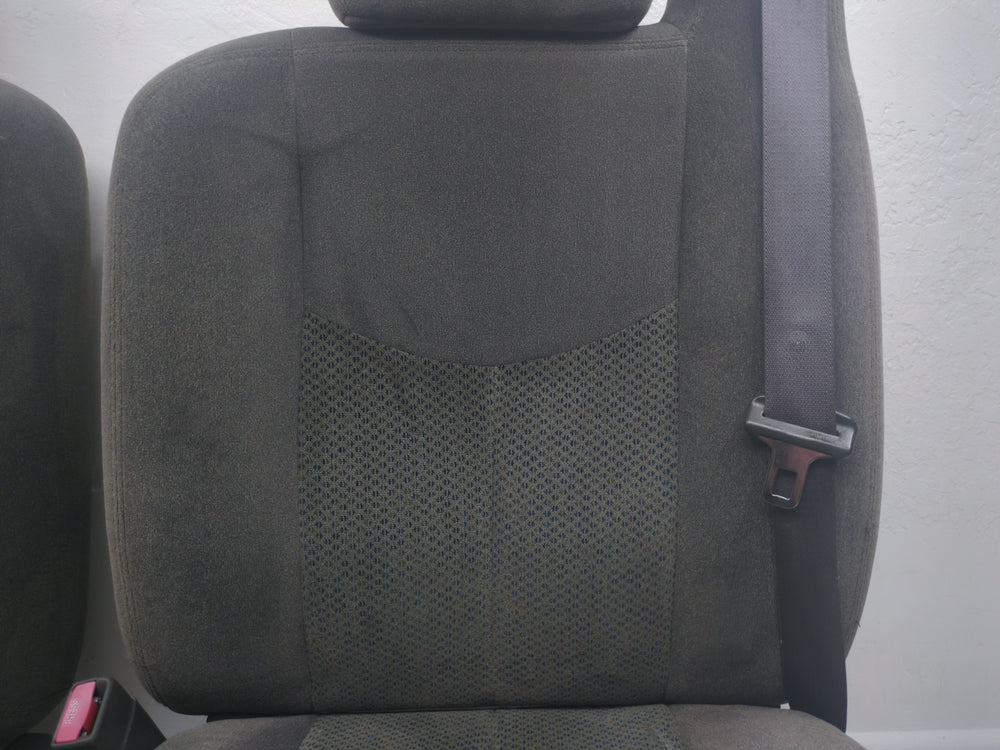 1999 - 2006 Chevy Silverado GMC Sierra Seats, Dark Gray Cloth, Manual #1757 | Picture # 4 | OEM Seats