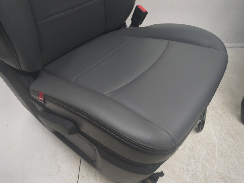 2019 - 2024 Dodge Ram Seats, HD / Classic, Gray Work Grade Vinyl, Manual, #1759 | Picture # 9 | OEM Seats